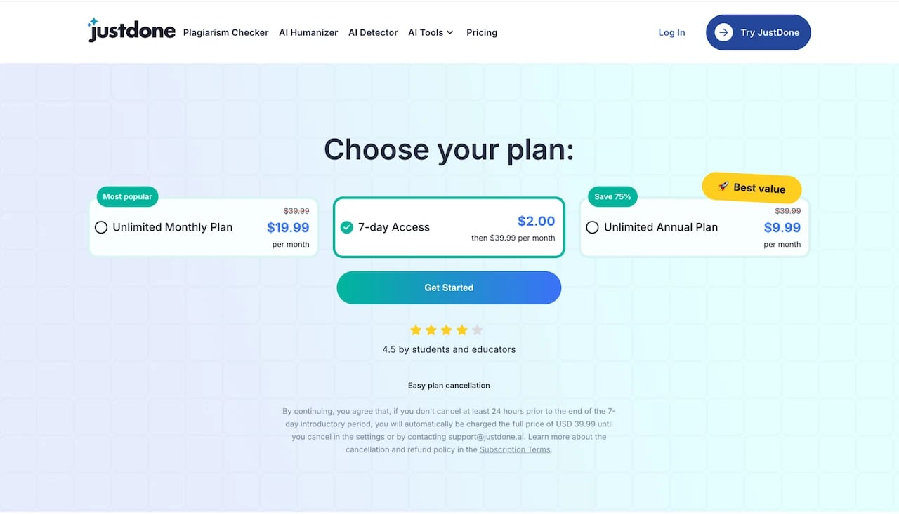 JustDone AI Review – Empowering AI tools for Generating Articles