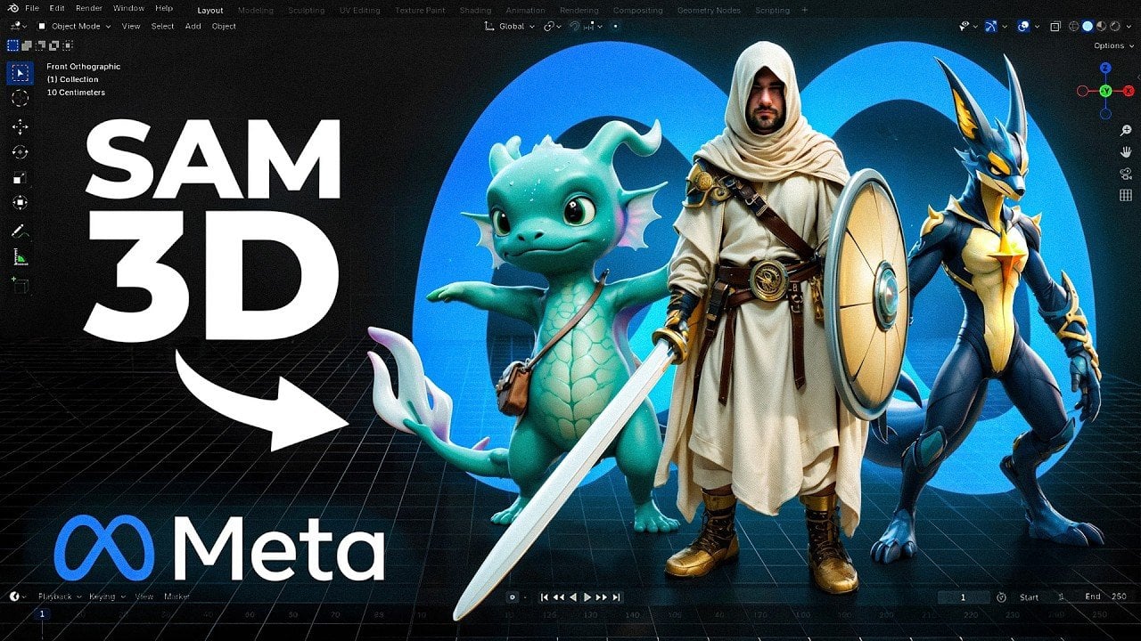 Create 3D Models from Images With Meta’s Free SAM 3D App : Turns Photos into Meshes