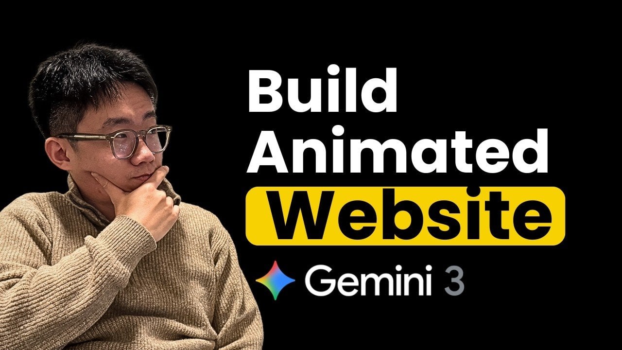 Gemini 3 Website Animation Guide Using GSAP Timelines & Motion