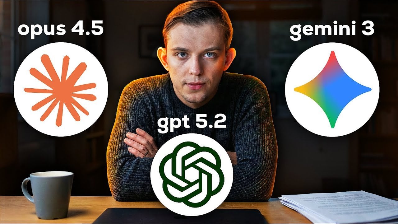 Gemini 3 vs GPT 5.2 vs Opus 4.5 : Everyday Ai Coding Performance Fully Tested