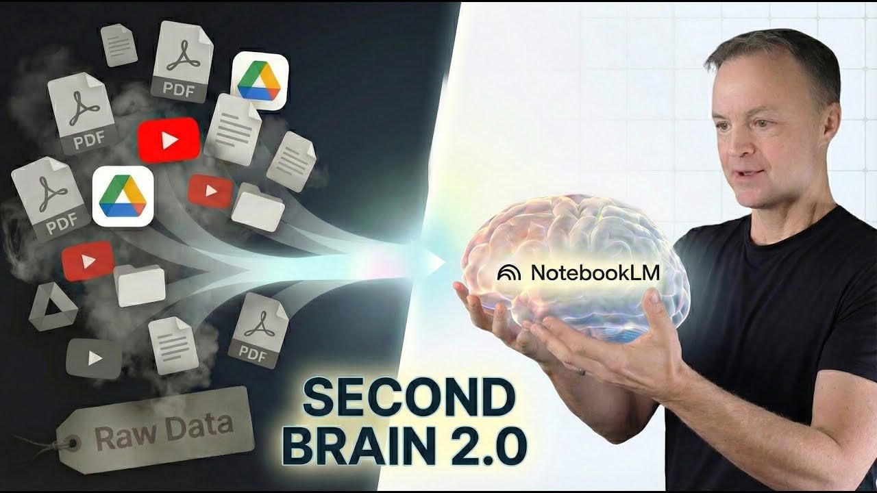 Building a Second Brain with NotebookLM : Turn Raw Sources into Clear, Fast Insights