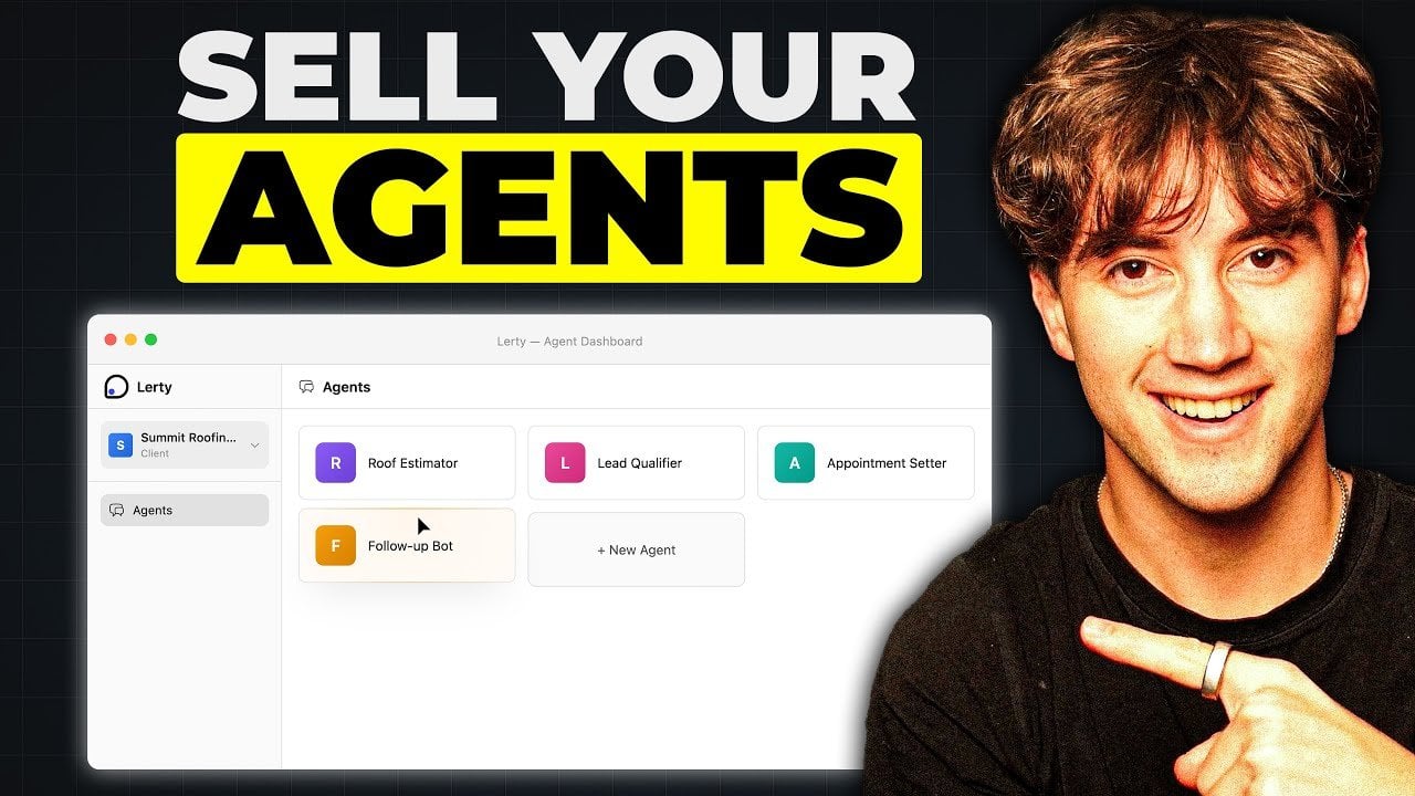 Scale Your Agency with Lerty, iOS Synced AI Agents, Webhooks & Client Dashboards