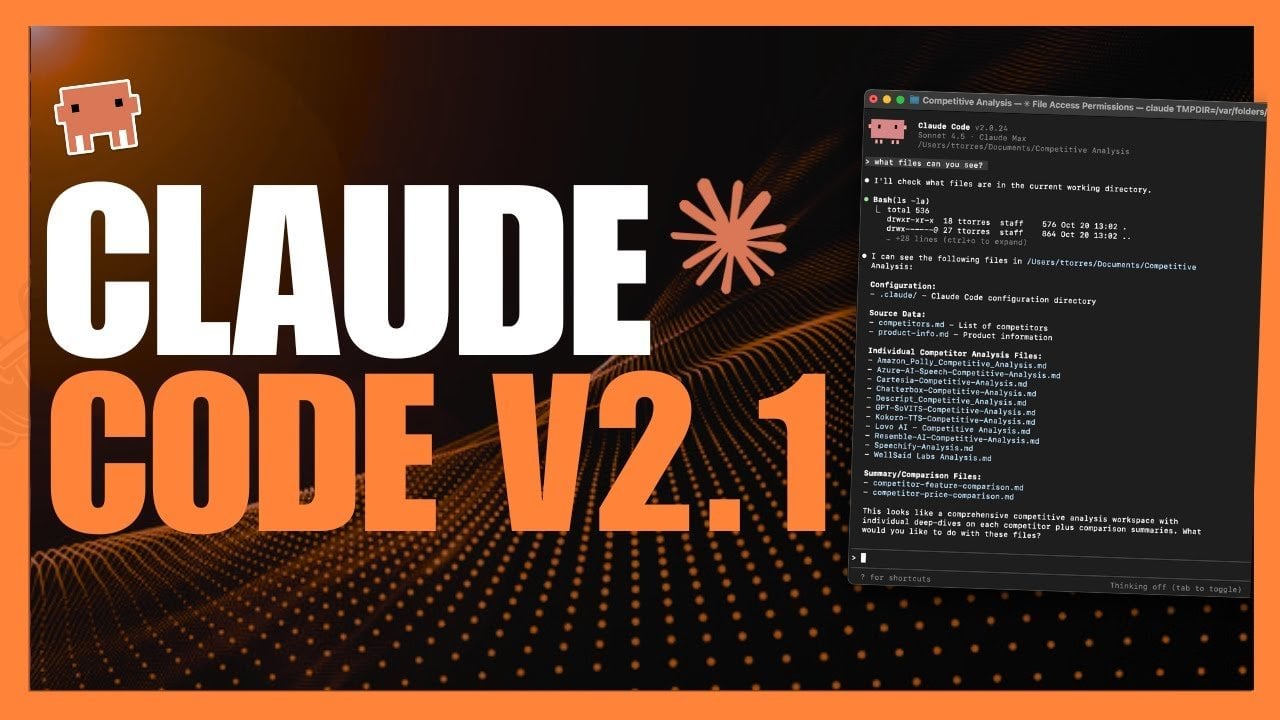 Claude Code 2.1 Update is Huge : Async Helpers, Session Moves & Smarter Prompts