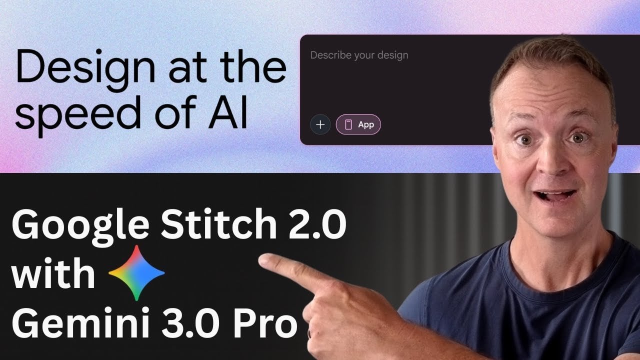 Watch Stitch 2.0 Turn Sketches into React, Tailwind & Clickable Prototypes
